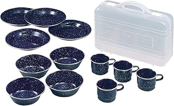 Amazon | キャプテンスタッグ ウエスト ホーロー食器 セット